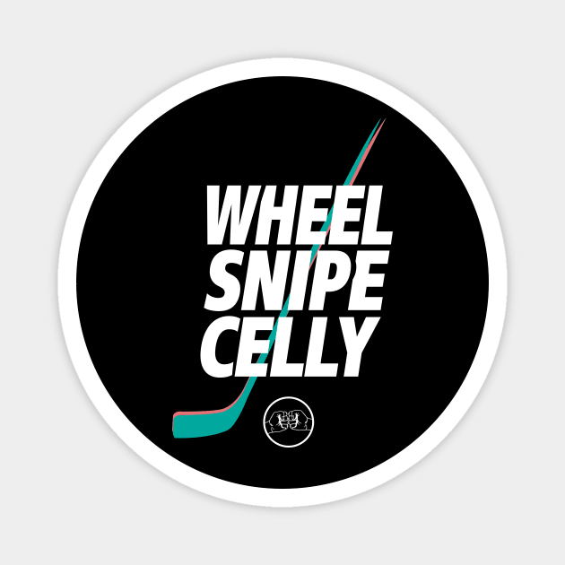 WHEEL SNIPE CELLY Magnet by Mendozab Angelob